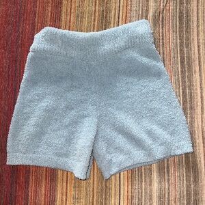 Stars Above XS Fuzzy Blue Shorts